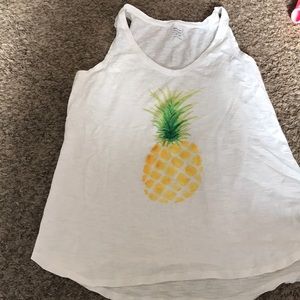 Old Navy pineapple tank top